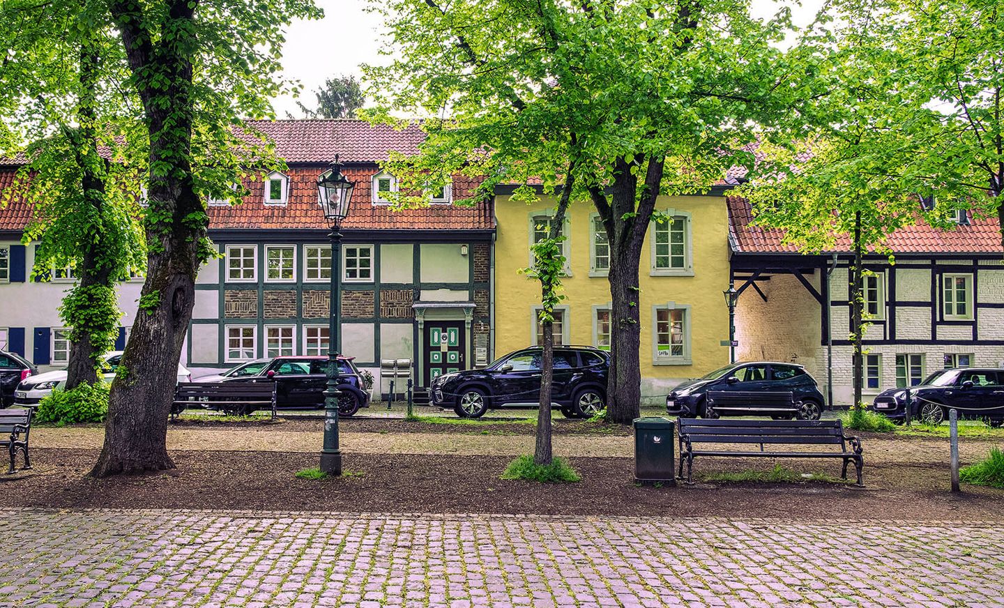 Das malerische Gerresheim und seine historisch geprägten Gebäude.