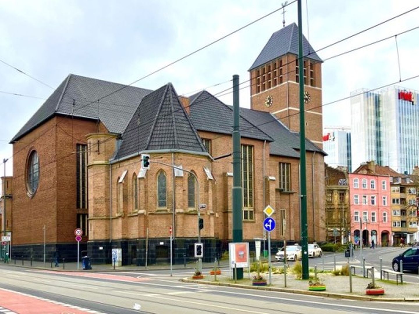 Die Bilker Kirche (Martinskirche) in Düsseldorf.