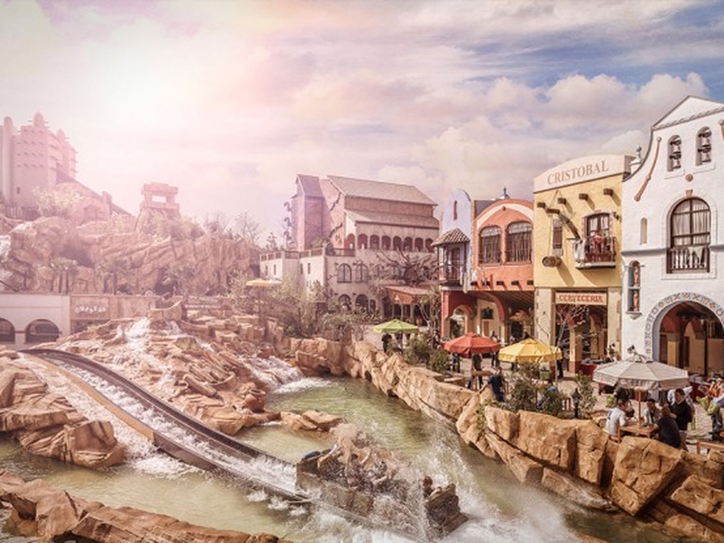 An welcher Stelle ist die Bewegungsenergie von „Chiapas“ wohl am größten? (Quelle: Phantasialand)