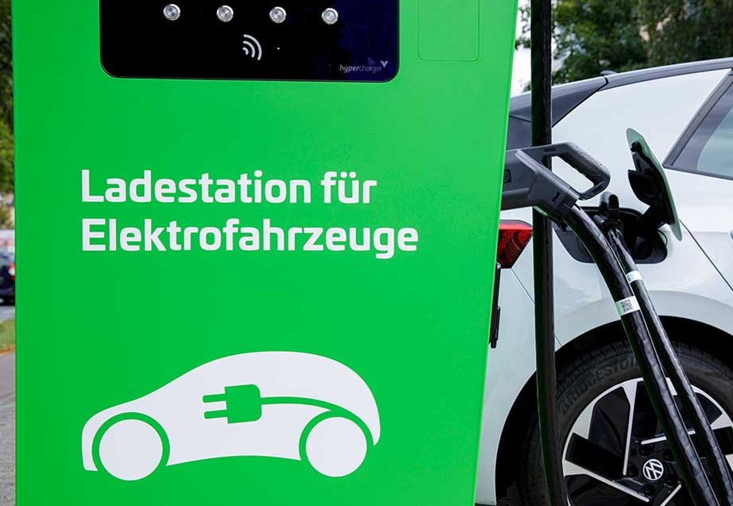 Eine Schnellladestation der Stadtwerke Düsseldorf