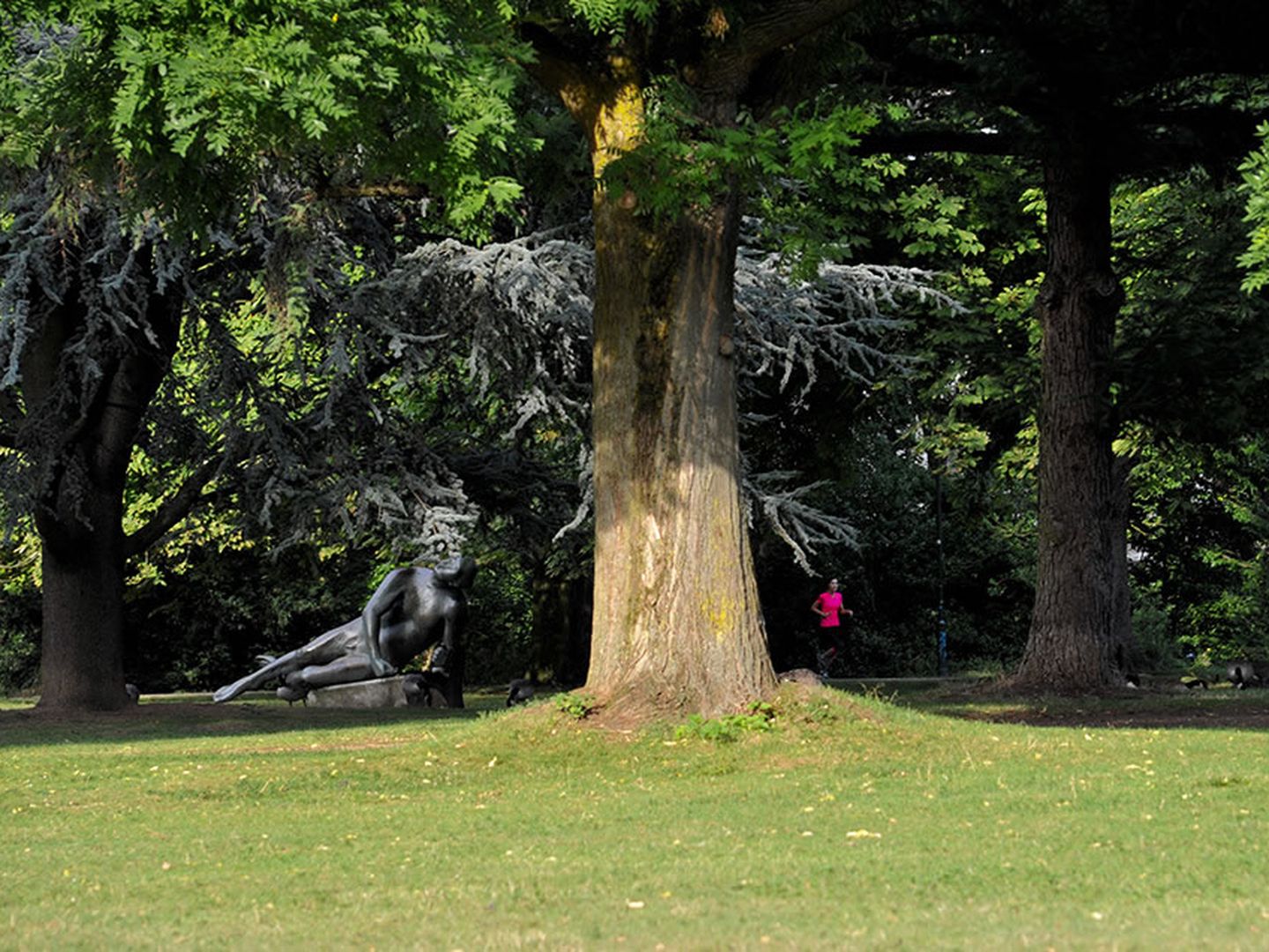 Der Düsseldorfer Zoopark ist eine grüne Oase mitten in der Stadt.