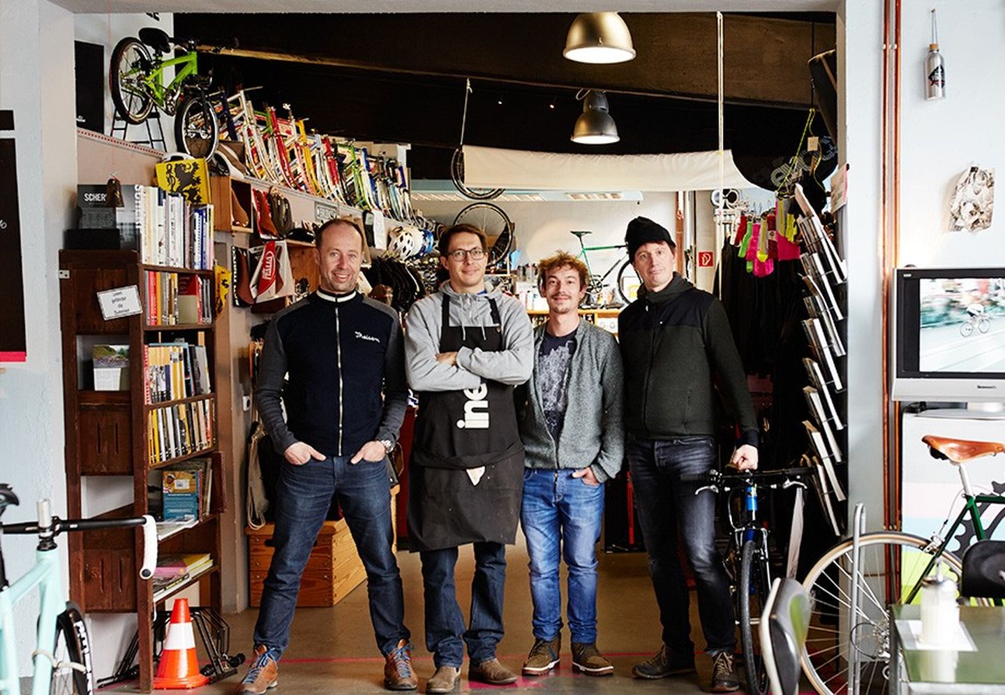 Immer bereit zu helfen: das fast komplette Team der „Schicken Mütze“. Beim Fotoshooting fehlte leider Kerstin Kortekamp, die aber hier zumindest erwähnt werden soll.