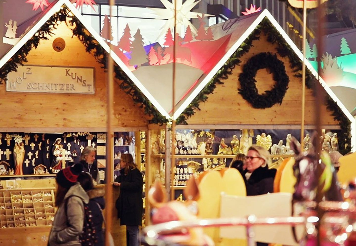 Ein typischer Stand auf dem Handwerker-Markt