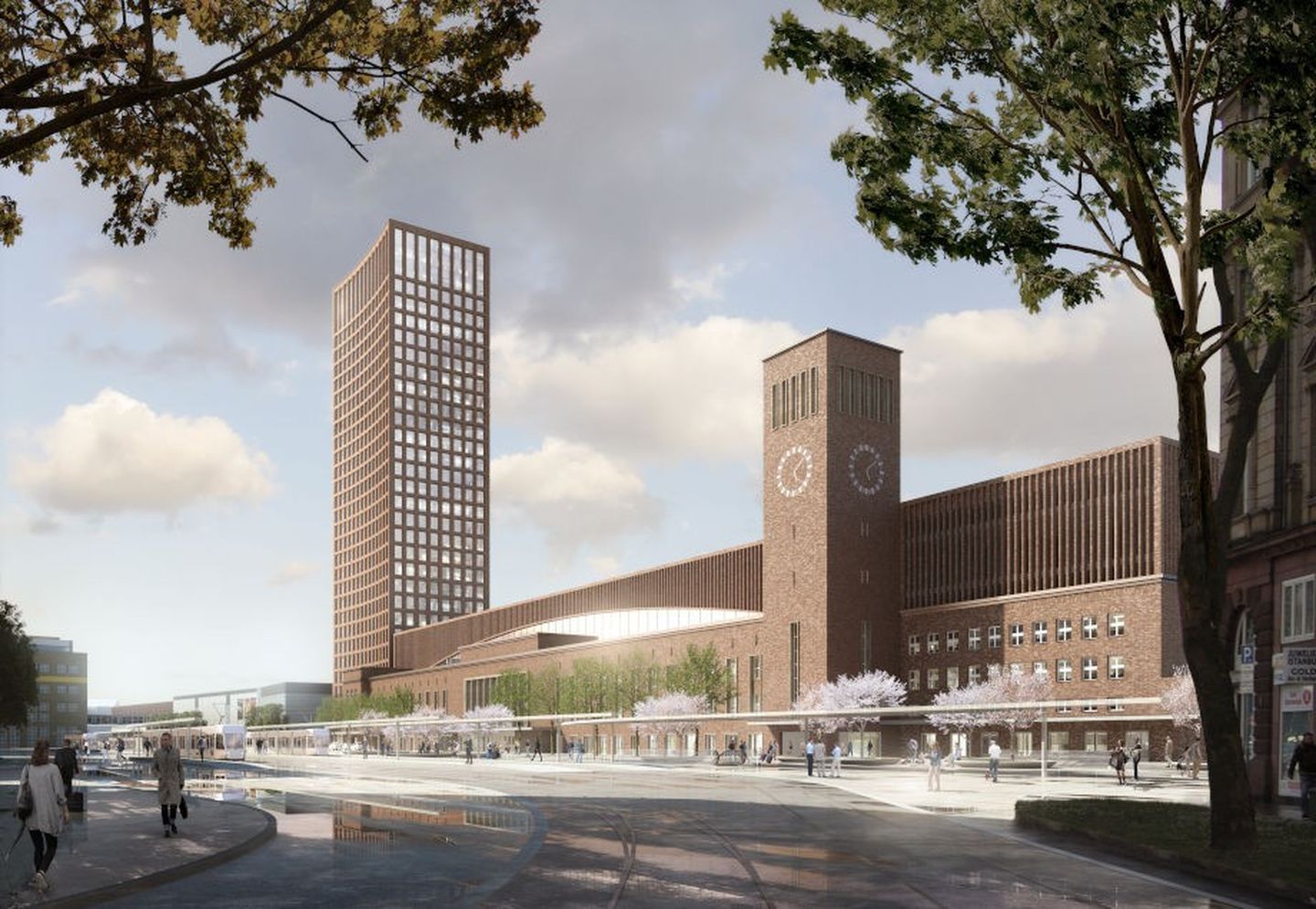 Überarbeitete Siegerentwürfe Hochbau Konrad-Adenauer-Platz