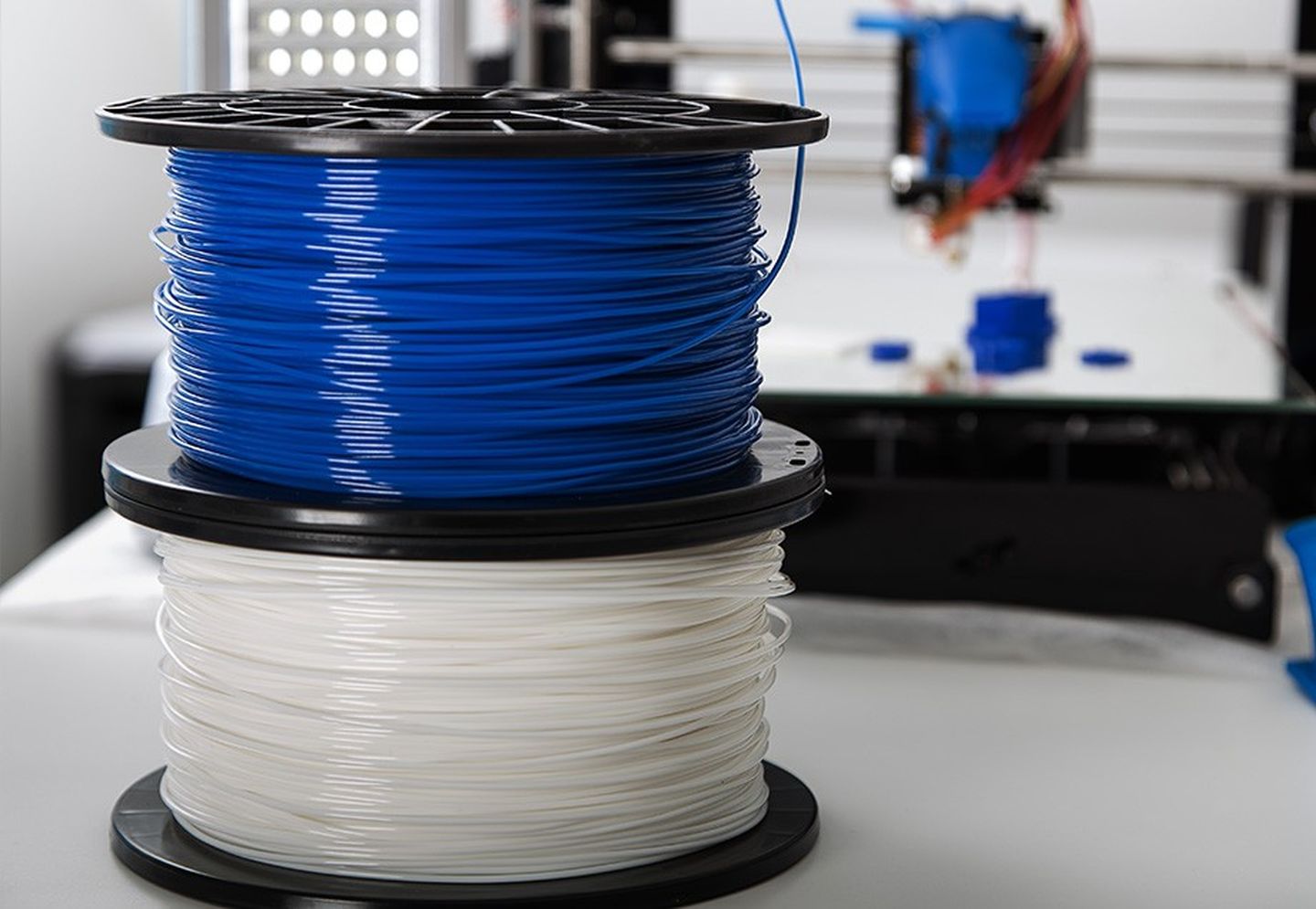 Für den 3-D-Druck können verschiedenste Materialien eingesetzt werden, beispielsweise Kunststoff