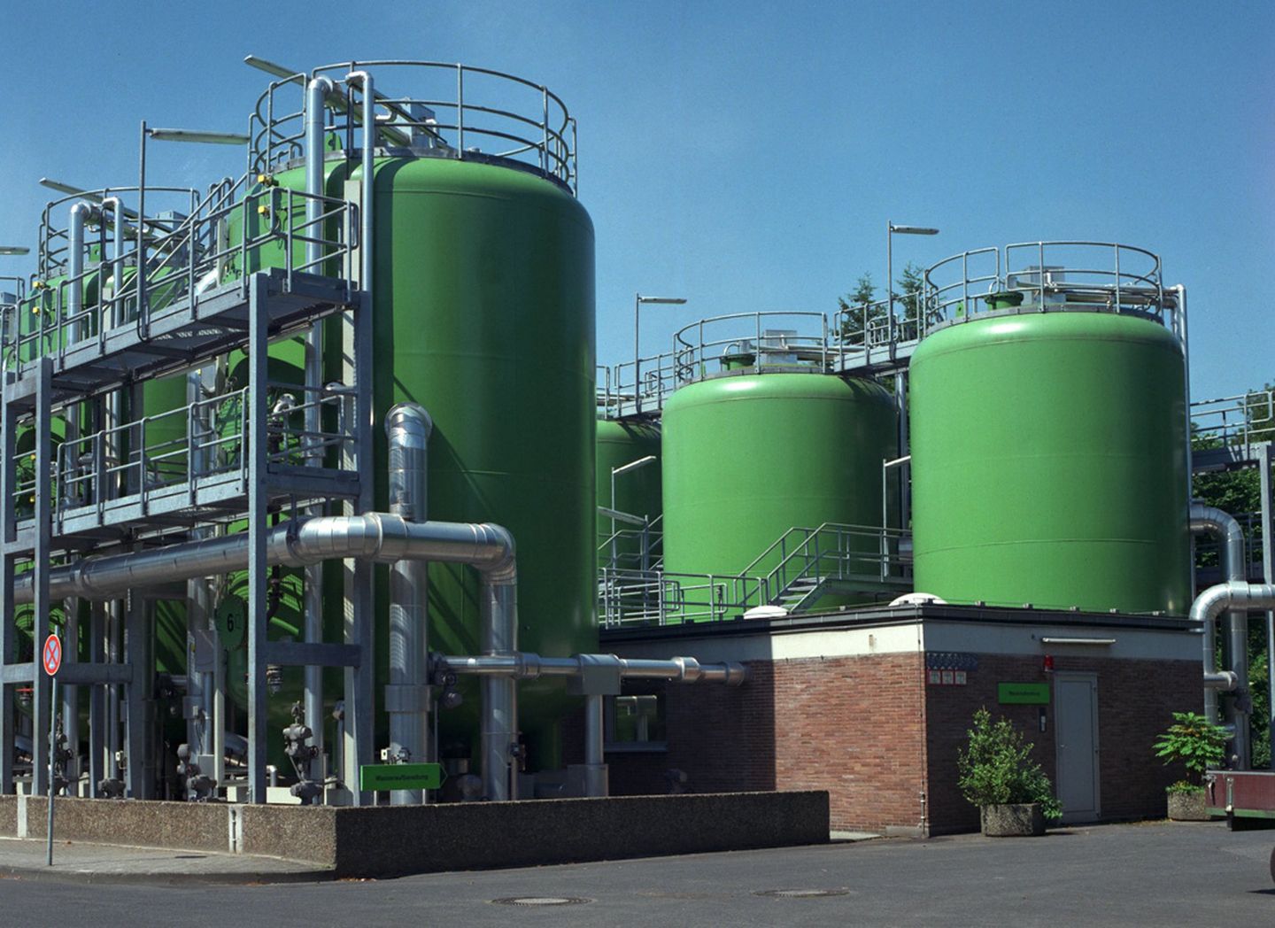 Filteranlage des Wasserwerks Flehe