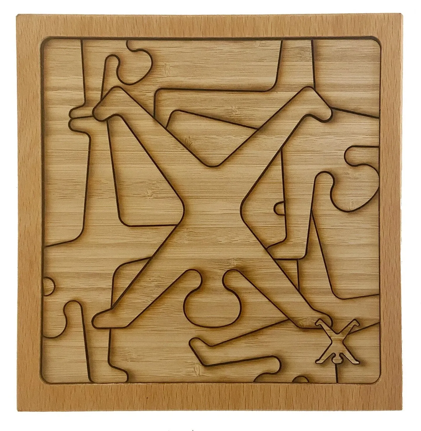 Holzpuzzle "Radschläger" von der Werkstatt für angepasste Arbeit