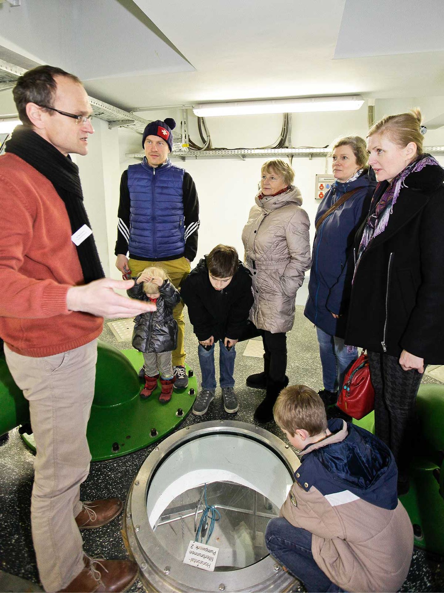 Führung in einem Wasserwerk der Stadtwerke Düsseldorf