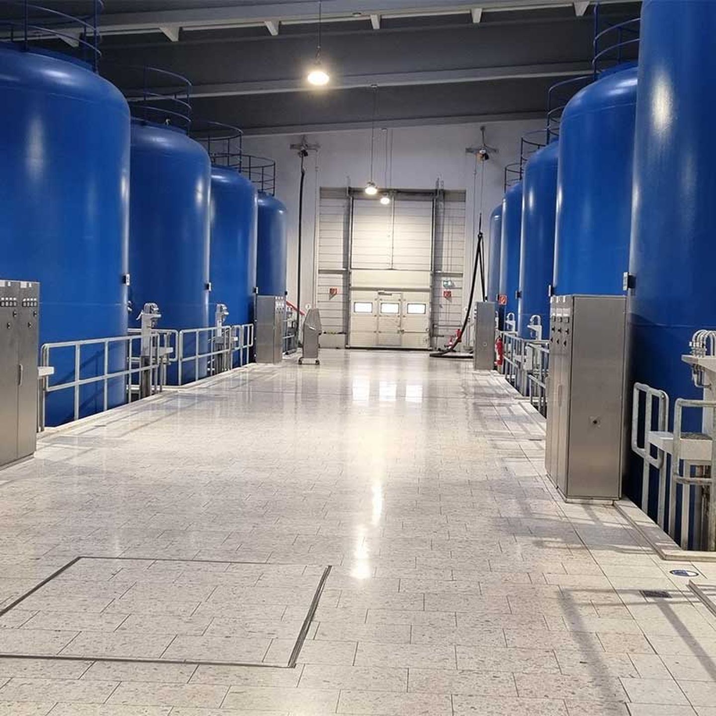 Reaktivierungsanlage im Wasserwerk Holthausen