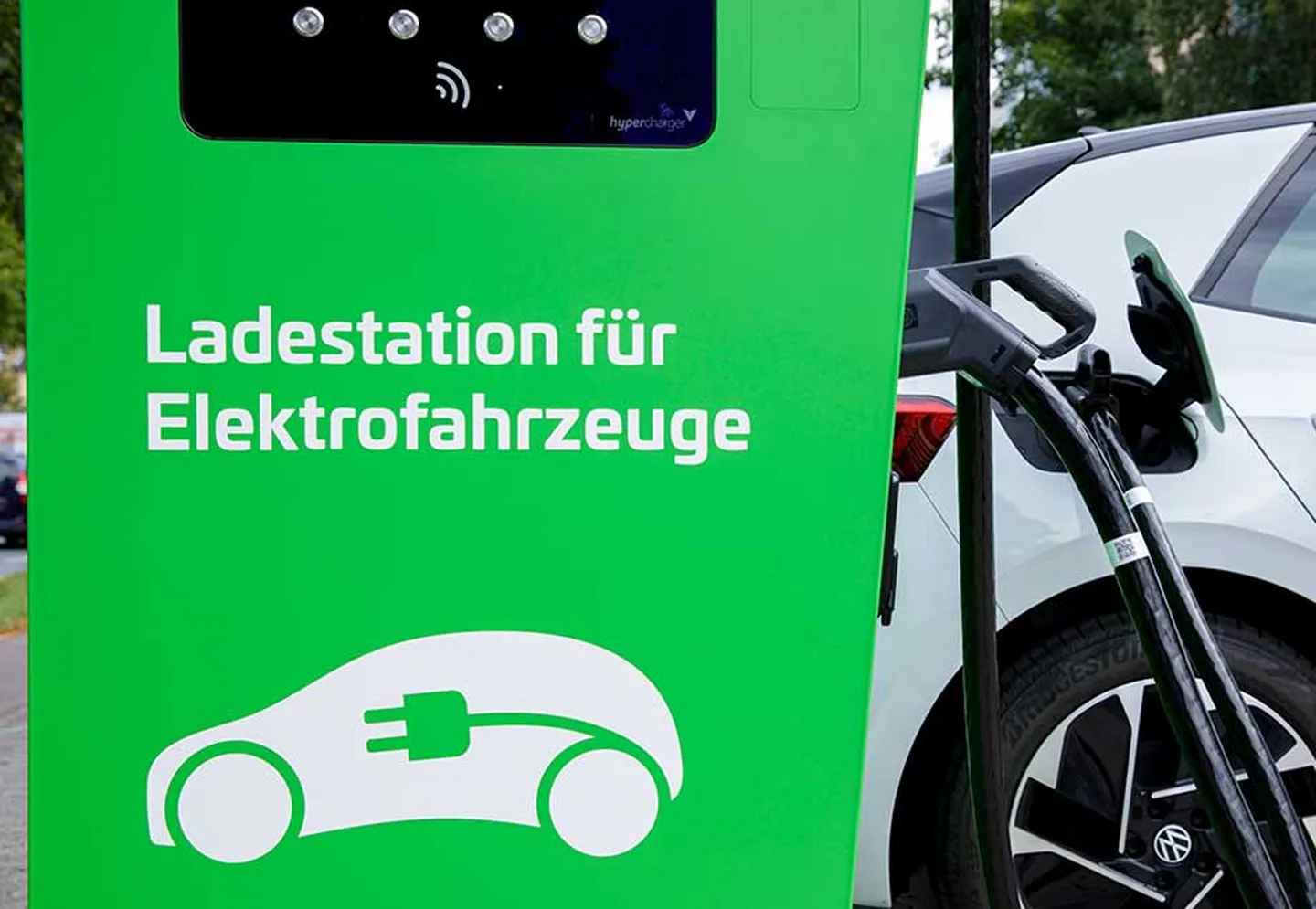 Eine Schnellladestation der Stadtwerke Düsseldorf